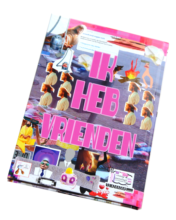 de "vraag en aandagt" IK HEB VRIENDEN vriendeboek